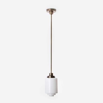 Hanglamp Getrapte Cilinder Medium 20's Brons - Art Deco Trade