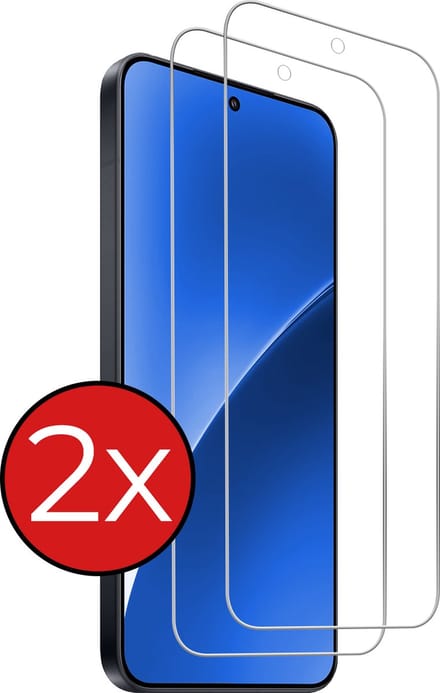 Screenprotector - 2 Stuks - Geschikt voor Xiaomi 15 - Extra Sterk - Beschermglas - Gehard Glas - Tempered Glass - Screen Protector