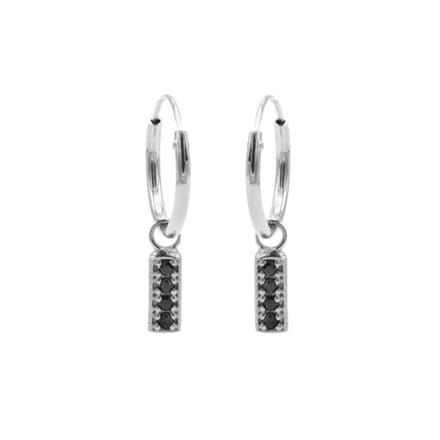 Karma-Oorring-Symbool-Zirkonia-Rectangle-Zilver-M2635B
