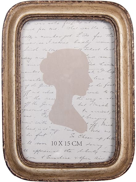 Clayre & Eef Fotolijst 10x15 cm Beige Kunststof