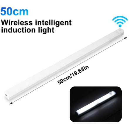 10/20/30/50CM Bewegingssensorlicht Draadloos LED-sensorlicht USB Oplaadbaar nachtlampje Keukenkast Kast Automatisch sensorlicht 50cm