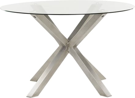 MALETTO - Tuintafel - Zilver - 120 cm - Roestvrijstaal