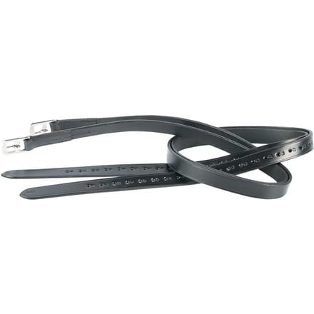 Harry's Horse - Beugelriemen Leder - Zwart - Cob - 145 cm