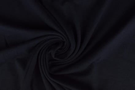 Katoen tricot stof - Navy - 10 meter