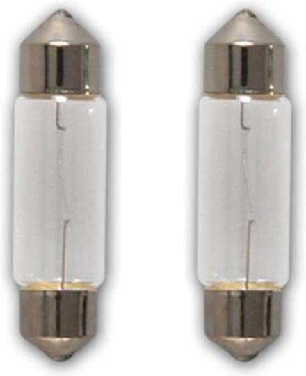 ProPlus Autolamp buislamp - 12V - 10W - SV8.5 - 11x38 mm - 2 stuks