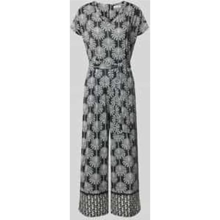 Jumpsuit met all-over bloemenmotief