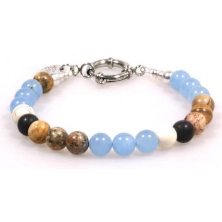 Heaven Eleven Men - colored stones 8mm- 21cm MB126