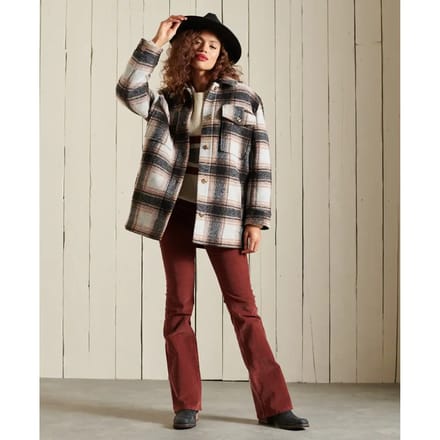 Superdry Jacket Overshirt Beige L Vrouw