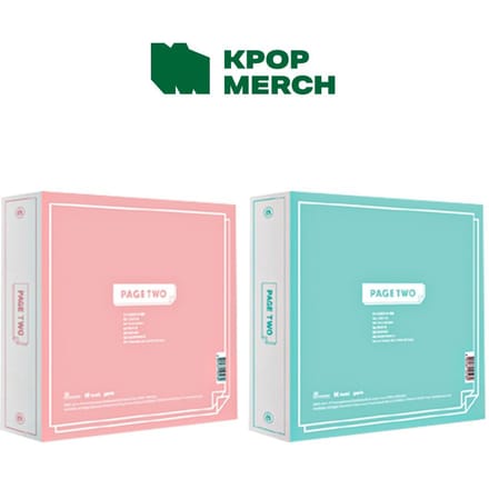 TWICE - PAGE TWO (Het 2e Mini-album) Pink Ver. blue