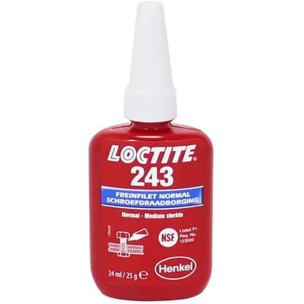 LOCTITE 243 Schroefdraadborgmiddel Blauw 24ml - Medium sterkte
