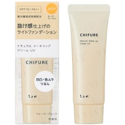 CHIFURE - Natural Make-Up Cream UV SPF 19 PA++ Nude Beige 30g