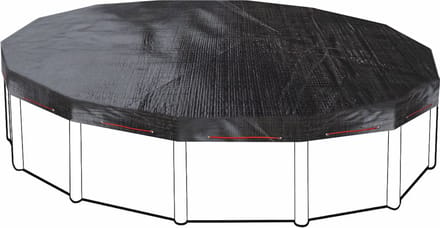 Afdekzeil voor rond zwembad 600cm (zeilmaat 660)
