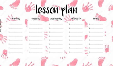 Wallvy - Magnetisch Lesplan - 30x17,5CM - Personaliseerbaar - Droog Uitwisbaar