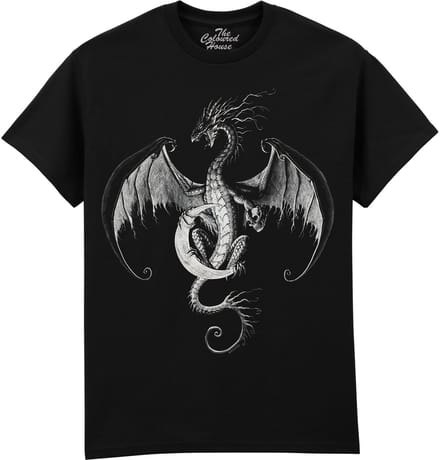 Draak Moon Glow Dragon The Coloured House T-shirt M