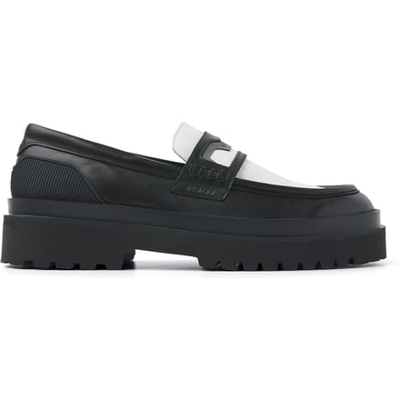 Nubikk Ethan Gatsby Black Leather-white Größe: 41 | Loafer Outlet | Herren | Schwarz