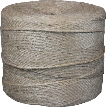 Jute touw – bindtouw 5 draads – Ca 3kg - Naturel (ca. 900mtr)