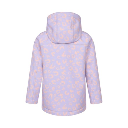 Mountain Warehouse Kinder/Kids Exodus Bedrukt Waterafstotend Soft Shell Jasje (Lichtpaars)