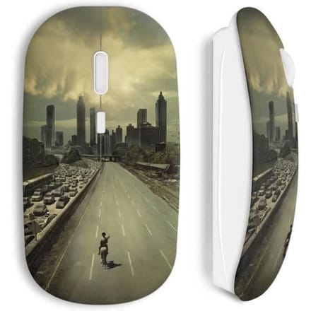 Souris sans fil - The Walking Dead - Blanc - Clé USB wifi incluse - Compatible Mac et PC