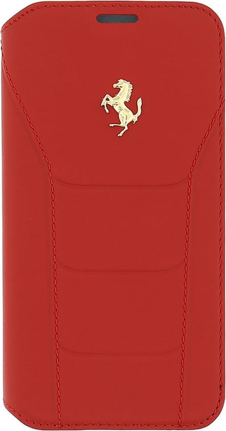 Ferrari 488 Collection Leather Book Case - Geschikt voor Samsung Galaxy S7 - Rood