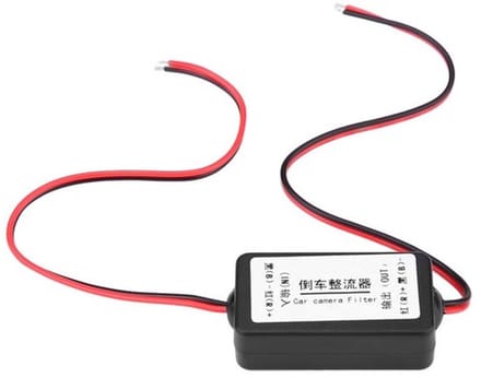 Dailygoody - Auto Achteruitrijcamera Filter - Stroomfilter 12V