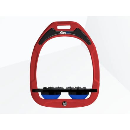 Platte Ultra Grip Strijklappen Rood/Zwart/Blauw Flex-On Green Composite