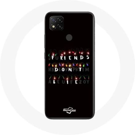 Coque pour Xiaomi Redmi 9C Stranger Things Affiche Friends Don't Lie Joyeux noël