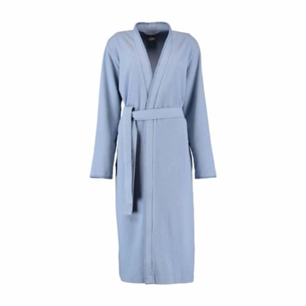 Badjas Cawö Women 812 Uni Kimono Blauw-40 / 42