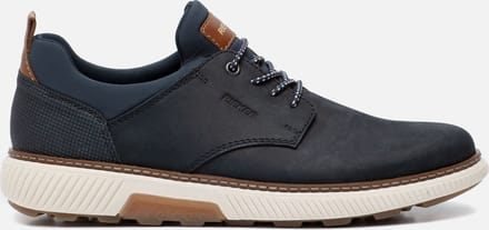 Rieker Sneakers blauw Leer 302229 - Heren - Maat 45