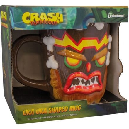 Paladone Crash Bandicoot 3D Mok-Uka Uka Shaped 320ML (Diversen) Nieuw