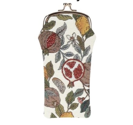 Brillenhouder - Brillenkoker - Gobelinstof - Pomegranate and Lemon