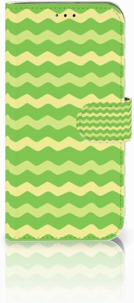 Samsung Galaxy A40 Telefoon Hoesje Waves Green