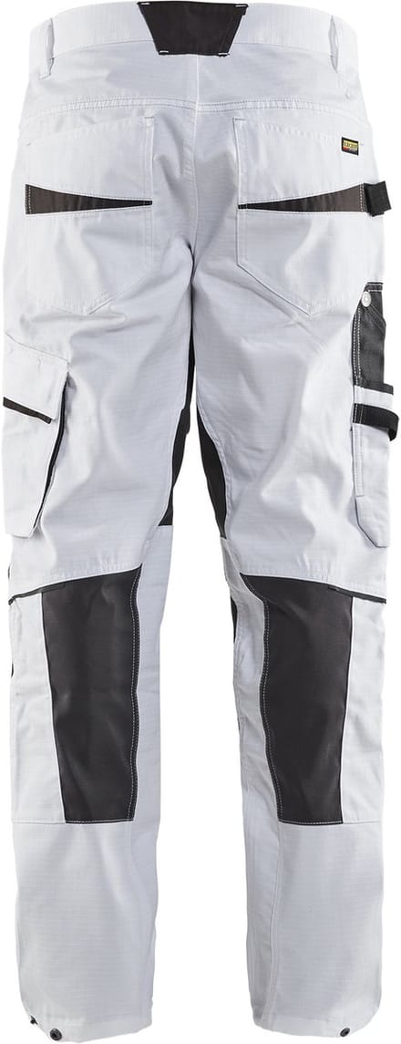 Blaklader Schilderswerkbroek met stretch 1095-1330 - Wit/Donkergrijs - D88