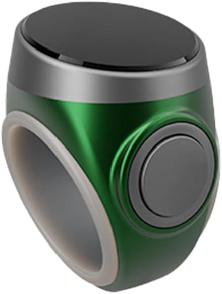 Digitale Teller Ring - Vingerteller Gebed - Tellen van tellingen - Oplaadbaar display - 6.8 x 19.4 cm - Groen
