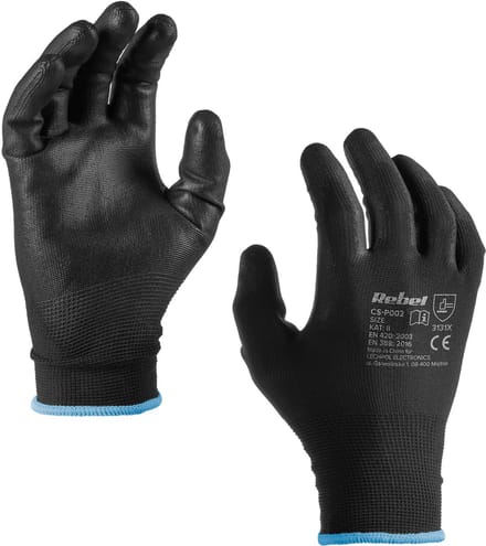 Rebel Tools Serie - Polyurethaan Werkhandschoenen - Maat 9 - 2 Paren