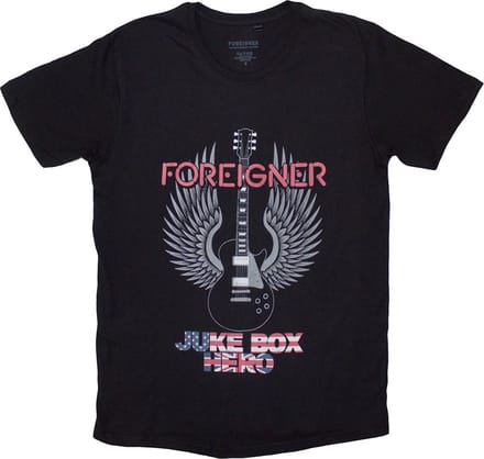Foreigner - Juke Box Hero Heren T-shirt - S - Zwart