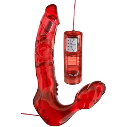 Toy Joy - Classics-Bend Over Boyfriend Vibrating Red-Dildo