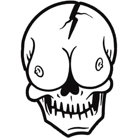 Motorfiets stickers Lethal Threat Lolo