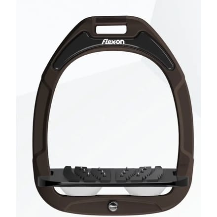 Veiligheidsstijgers Paardrijden Hellend Ultra Grip Bruin/Zwart/Wit Flex-On Safe-On