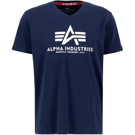 T-shirt met V-hals Alpha Industries Basic