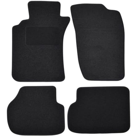 Tapis de sol - Toyota - Celica - Velours noir - 4 pièces - Ajustement précis