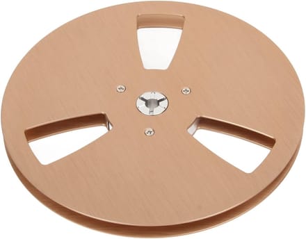 Lege Haspel - Tape Spoel - Muziek Opnemen - Aluminium Constructie - 7 Inch Diameter
