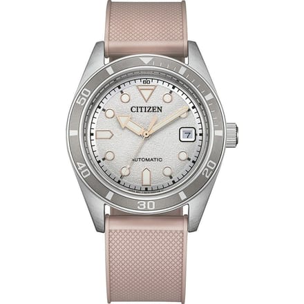 Citizen NJ0229-07A Horloge - Rubber - Roze - Ø 38.5 mm