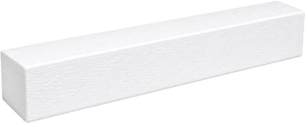 Piepschuim vormen - baksteen - 1x - 50 x 7,5 x 7,5 cm - styropor hobby / DIY vorm - basis knutselfiguren