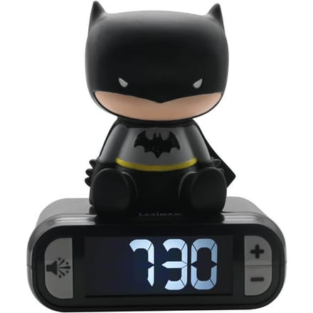 Digitale wekker met Batman 3D nachtlampje en geluidseffecten