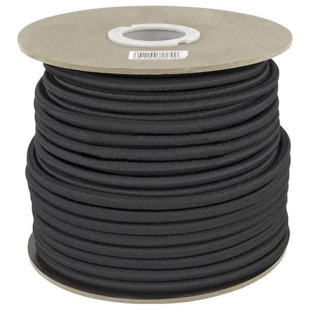 Elastisch Touw - 8 mm - ZWART - per meter