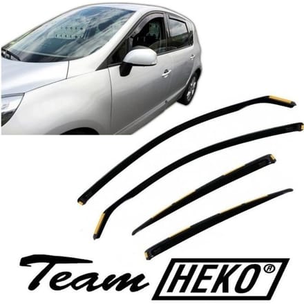 J&;J AUTOMOTIVE | Heko Wind deflectors Voor Renault Scenic / Grand 3, 2009-2016