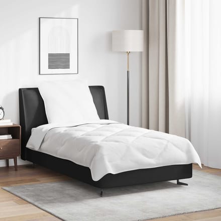 vidaXL - Dekbed - met - kussen - 2 - st - Wit - Microvezel