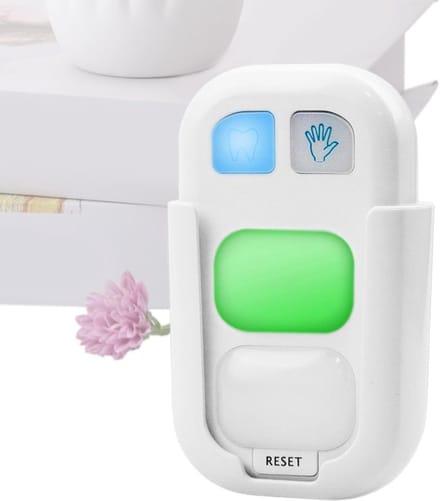 Tandenborstel Timer - Gezondheid Trainer - Hygiëne Training - LED Licht Indicatie - 5.6 x 3.8 x 9.9 cm