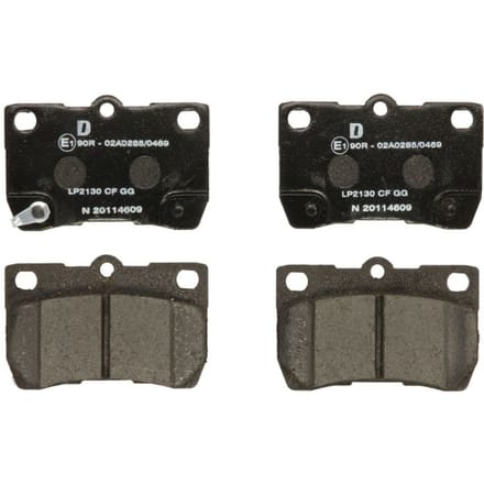 Remblokset DELPHI LP2130, achter