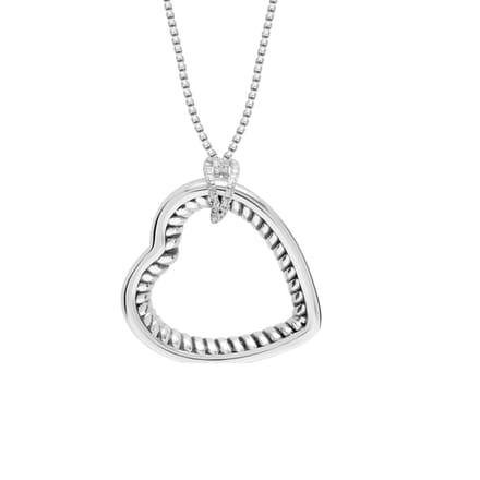 Damesketting Hart Hanger Sterling Zilver 925 BICLL021